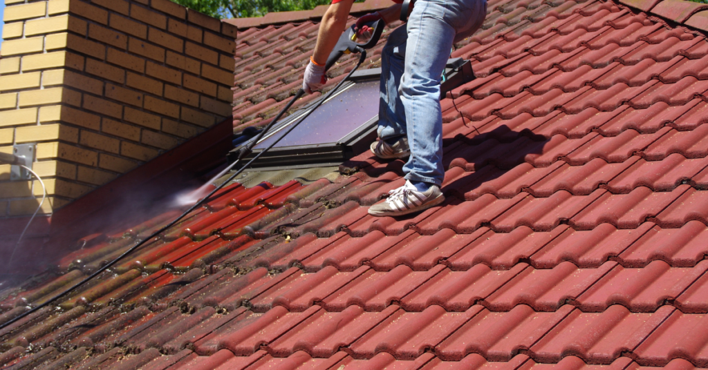 tile roof cleaning